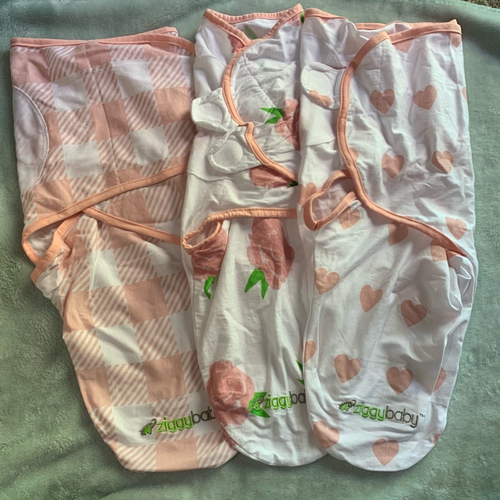 Swaddles, set of 3, New without tags